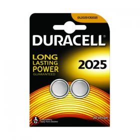 Duracell DL2025 3V Lithium Button Battery (Pack of 2) 75072667 DU20390
