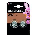 Duracell DL2032 3V Lithium Button Battery (Pack of 2) 75072668 DU20392