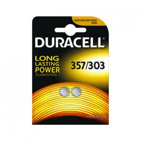 Duracell 1.5V Silver Oxide Button Battery (Pack of 2) 75053932 DU357