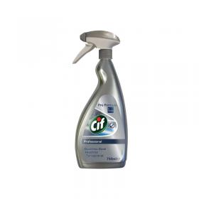 CIF Professional Stainless Steel and Glass Cleaner 750ml 7517938 DV10718