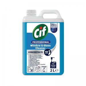 Cif Professional Conc WindowGlass Cleaner 2 Litres Pack of 2 9303534