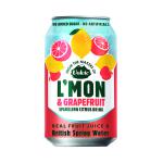 Volvic L'Mon Sparkling Lemon and Grapefruit 330ml (Pack of 12) 145739 DW00321