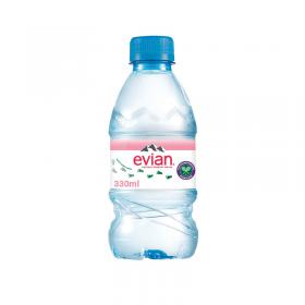 Evian Natural Spring Water 330ml (24 Pack) A0106212 DW06301