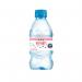 The picture shows 24 bottles of Evian Mineral Water, each 330ml in size. The bottles are sleek and clear, displaying the natural spring water inside. The iconic Evian logo is prominently featured on the packaging.