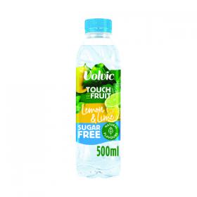 Volvic Touch of Fruit Lemon and Lime Fruit Water 500ml (Pack of 12) 122441 DW49115