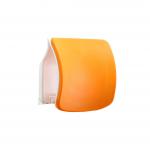 Zure White Shell Elastomer Orange Headrest  AC000014
