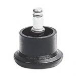 The picture shows a set of 5 dynamic seating accessories glides. The glides are sleek and modern in design, with a round shape and a smooth, glossy finish. The vibrant color catches the eye, and each glide has a small rubber bottom for stability and grip. These accessories are perfect for adding mobility and flexibility to your seating arrangements.