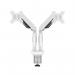 Dual Quick Release Monitor Arm White AC000082