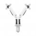 Dual Quick Release Monitor Arm White AC000082
