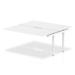 B2B Ext Kit White Frame Bench Desk 1600 White BE186