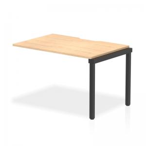 Evolve Plus 1200mm Single Row Office Bench Desk Ext Kit Maple Top