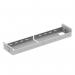 The image shows a sleek silver telescopic cable tray in the EvolveImpulse B2B series, with dynamic desk accessories surrounding it. The tray appears to be adjustable and modern, making it versatile for use in any office setting.