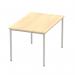 Impulse 1200mm Straight Table Maple Top Silver Box Frame Leg BF00154