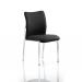 Academy Visitor Chair Black Fabric Back Without Arms BR000004