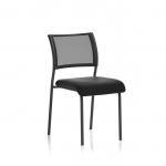 Brunswick Black Frame Without Arms Black Fabric Seat BR000020