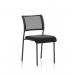 Brunswick Black Frame Without Arms Black Fabric Seat BR000020