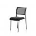 Brunswick Black Frame Without Arms Black Fabric Seat BR000020