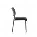 Brunswick Black Frame Without Arms Black Fabric Seat BR000020