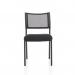 Brunswick Visitor Chair Black Fabric Without Arms Black Frame BR000020