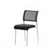 Brunswick Chrome Frame Without Arms Black Fabric Seat BR000021