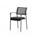 Brunswick Black Frame With Arms Black Fabric Seat BR000024