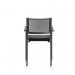 Brunswick Black Frame With Arms Black Fabric Seat BR000024