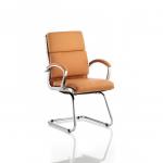 Classic Cantilever Chair Tan With Arms BR000031