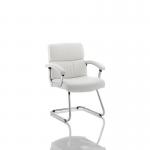 Desire Cantilever Chair White With Arms BR000034
