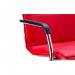 Echo Cantilever Chair With Arms Red Soft Bonded Leather BR000037