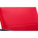 Echo Cantilever Chair With Arms Red Soft Bonded Leather BR000037