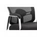 Portland Visitor (Straight Leg) Black Fabric Black Mesh Back With Arms BR000115