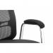 Portland Visitor (Straight Leg) Black Fabric Black Mesh Back With Arms BR000115
