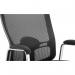 Portland Visitor (Straight Leg) Black Fabric Black Mesh Back With Arms BR000115
