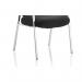 Portland Visitor (Straight Leg) Black Fabric Black Mesh Back With Arms BR000115