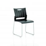 Slide Visitor Chair Black Polypropylene BR000132