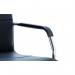 Echo Cantilever Chair With Arms Black Soft Bonded Leather BR000178