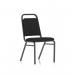 Banqueting Stacking Visitor Chair Black Frame Black Fabric (MOQ of 4 - Priced Individually) BR000196