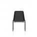 Polly Stacking Visitor Chair Black Polypropylene (MOQ of 4 - Priced Individually) BR000202