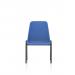 Polly Stacking Visitor Chair Blue Polypropylene (MOQ of 4 - Priced Individually) BR000203