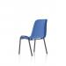 Polly Stacking Visitor Chair Blue Polypropylene (MOQ of 4 - Priced Individually) BR000203