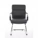 Advocate Visitor Chair Black Soft Bonded Leather With Arms BR000206