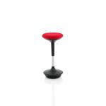 Sitall Deluxe Visitor Stool Red Fabric Seat BR000215