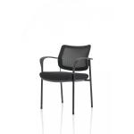 Brunswick Deluxe With Arms Black Frame Mesh Back Black Seat BR000221