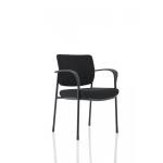 Brunswick Deluxe With Arms Black Frame Black Fabric Back Black Seat BR000223