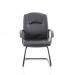 Bella Black Leather Cantilever with Black Frame BR000300