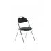 Milan Folding Black Vinyl Chrome Frame Chair (MOQ of 4 - Priced Individually) BR000304