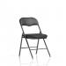 Sicily Black PU Black Frame Folding Chair (MOQ of 4 - Priced Individually) BR000310