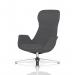 Etta Dark Grey Cashmere Lounge Chair BR000333