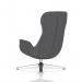 Etta Dark Grey Cashmere Lounge Chair BR000333