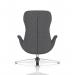 Etta Dark Grey Cashmere Lounge Chair BR000333